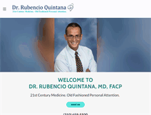 Tablet Screenshot of drquintana.com